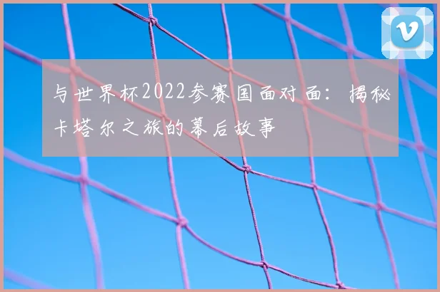 与世界杯2022参赛国面对面：揭秘卡塔尔之旅的幕后故事